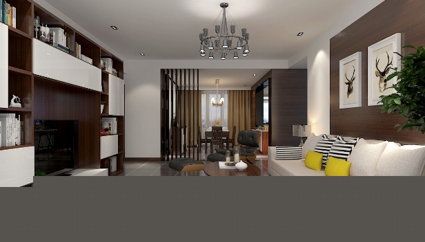 135㎡/三室兩廳兩衛(wèi)/簡約