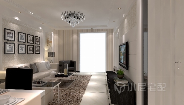 110㎡/三室一廳一衛(wèi)/歐式