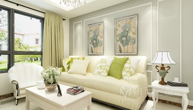 87㎡/兩室一廳一衛(wèi)/田園 87㎡/兩室一廳一衛(wèi)/田園