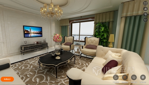 157㎡/三室兩廳兩衛(wèi)/歐式