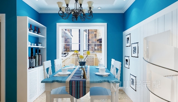 86.7㎡/三室兩廳兩衛(wèi)/地中海 86.7㎡/三室兩廳兩衛(wèi)/地中海