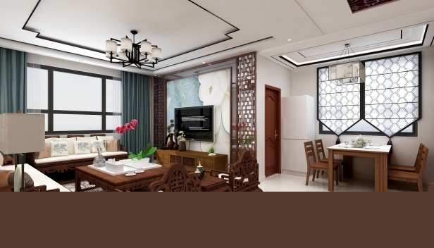 120㎡/三室兩廳兩衛(wèi)/中式 120㎡/三室兩廳兩衛(wèi)/中式