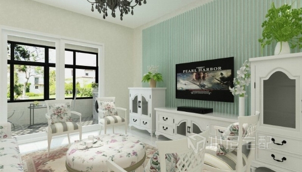 90㎡/兩室兩廳一衛(wèi)/田園 90㎡/兩室兩廳一衛(wèi)/田園