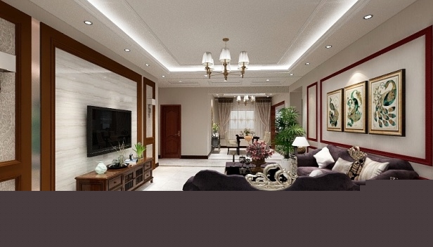 128㎡/三室兩廳一衛(wèi)/中式 128㎡/三室兩廳一衛(wèi)/中式