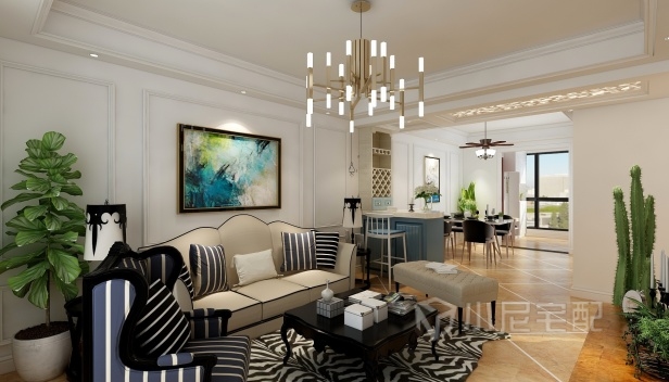 130㎡/三室兩廳兩衛(wèi)/美式 130㎡/三室兩廳兩衛(wèi)/美式