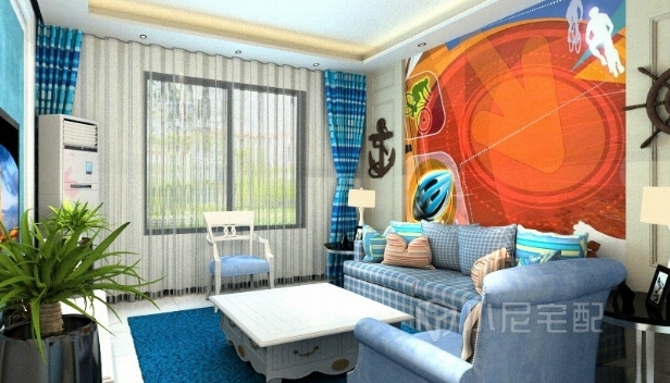 100㎡/三室兩廳一衛(wèi)/地中海 100㎡/三室兩廳一衛(wèi)/地中海