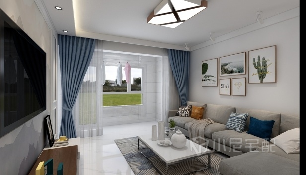 96㎡/兩室一廳一衛(wèi)/現(xiàn)代 96㎡/兩室一廳一衛(wèi)/現(xiàn)代