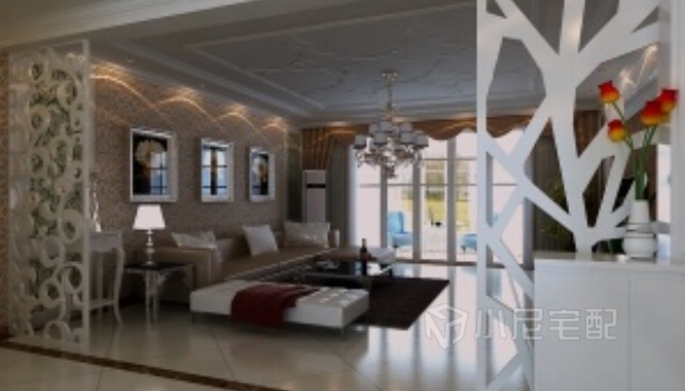 132㎡/三室兩廳兩衛(wèi)/歐式