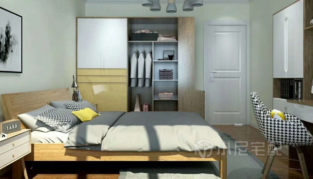 80㎡/兩室一廳一衛(wèi)/簡約