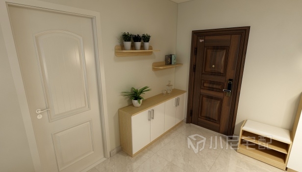 57.42㎡/兩室一廳一衛(wèi)/現(xiàn)代