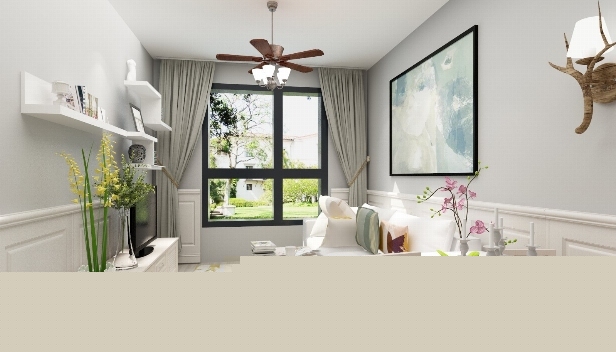 50㎡/一室一廳一衛(wèi)/美式 50㎡/一室一廳一衛(wèi)/美式